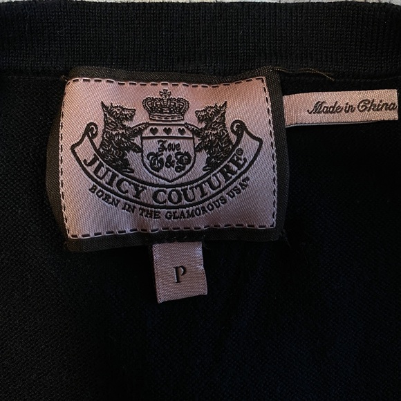 juicy couture black sweater dress - Picture 2 of 8